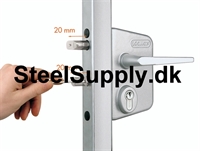Locinox Portl�s alu til 10 mm flad profil